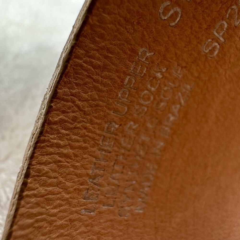 Madewell Shoes Womens 9 Kiera Mule Sandal Snake Embossed Leather Chunky Heel - Picture 9 of 11